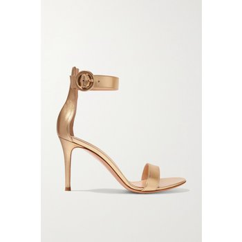 지안비토로씨 포르토피노 85 메탈릭 가죽 샌들 665933304264365