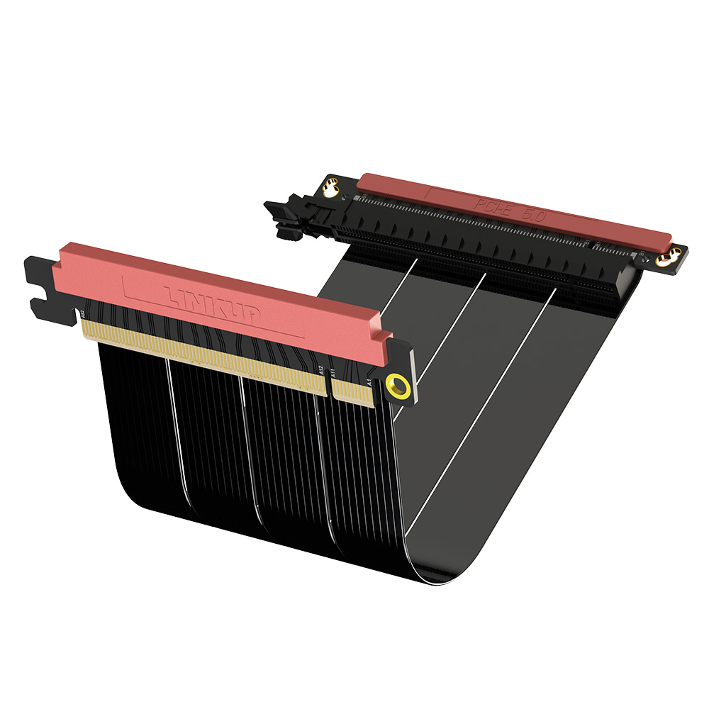 LINKUP AVA5 PCIE 5.0 X16 라이저 케이블 (듀얼리버스, 180mm)_이미지