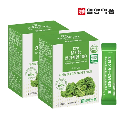 일양약품 일양 유기농 컬리 케일 100 1.1g 30포 (2개)_이미지
