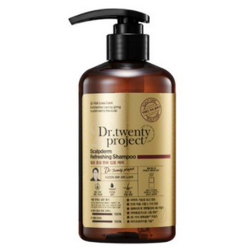 제이오알알앤디 닥터트웬티프로젝트 스칼프덤 리프레싱 샴푸 500ml (1개)
