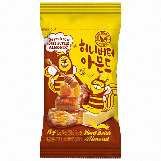 허니버터 아몬드 18g
