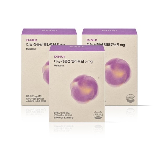 디뉴 식물성 멜라토닌 5mg 30포 (3개)_이미지