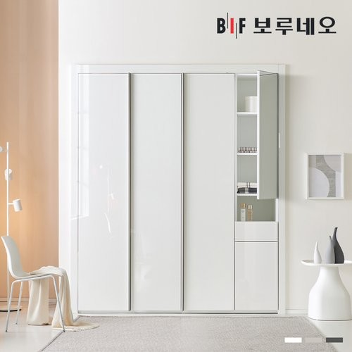 BIF보루네오 샤인 여닫이 작은방 붙박이장 (200cm)_이미지