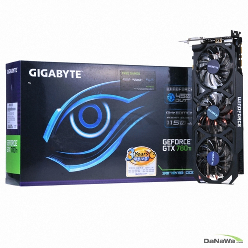GIGABYTE 지포스 GTX780 Ti GHz D5 3GB WINDFORCE METAL_이미지