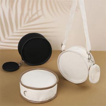 라일리 Rly 캔버스 숄더백 탬버린백 여성 크로스백 캐주얼 가방 S9521545_이미지