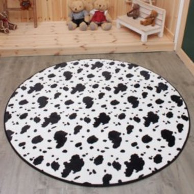 바이빔 밀크 원형 러그 (150cm)_이미지