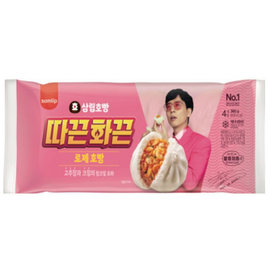 SPC삼립 따끈화끈 로제 호빵 4개입 360g (3개)