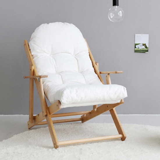 마켓비 SNUG 접이식 패브릭 의자 1인용 (스툴별도)_이미지