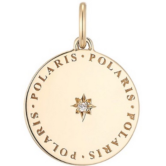 로이드 L-DIAMOND 마이<b>스텔라</b> 폴라리스 코인 <b>18</b>K 펜던트 LPF23002D