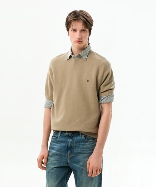 타미힐피거 TOMMY HILFIGER 쿨 터치 스트럭처 풀오버 T12G1KPO290MT2M03 162153_이미지