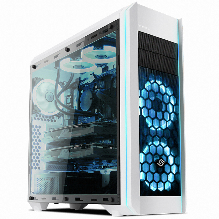 앱코 SUITMASTER 501S 무선 RGB 강화유리 (화이트)