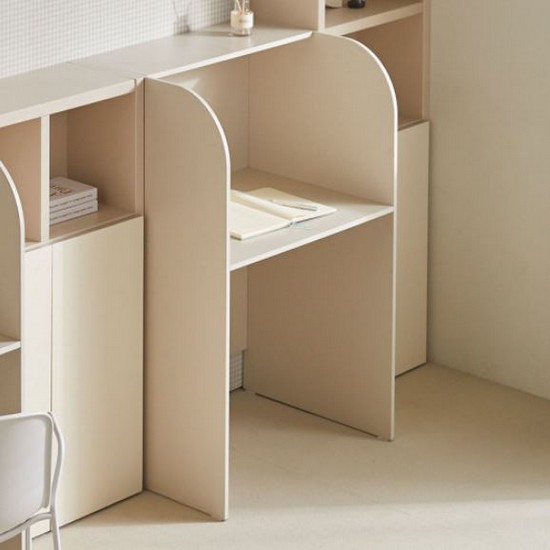 토모 집중력 일체형 독서실 책상+LED조명