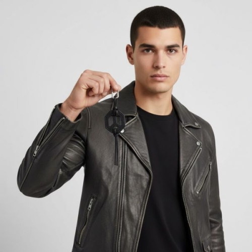 032C ALLSAINTS 레더 G 피스 키링 W657XD-5