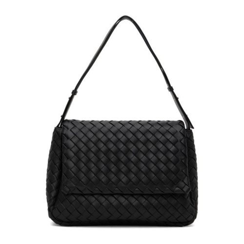 보테가베네타 블랙 라지 코블 메신저백 755769 V3BD1 BLACK SILVER_이미지