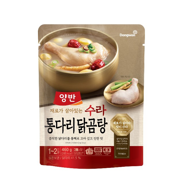 동원F&B 양반 수라 통다리 닭곰탕 460g이미지입니다. 누르면 해당 게시물로 새창이동합니다.