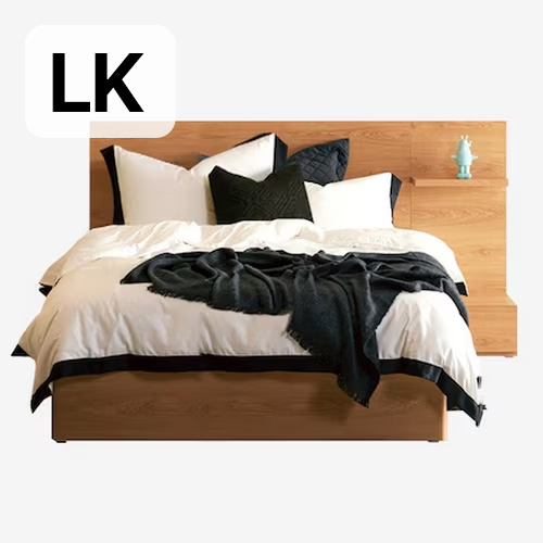  시몬스 D2178A 침대 LK 하드 타입+협탁 [레이븐]