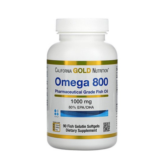 캘리포니아골드뉴트리션 오메가 800 1000mg 90캡슐 (2개)_이미지