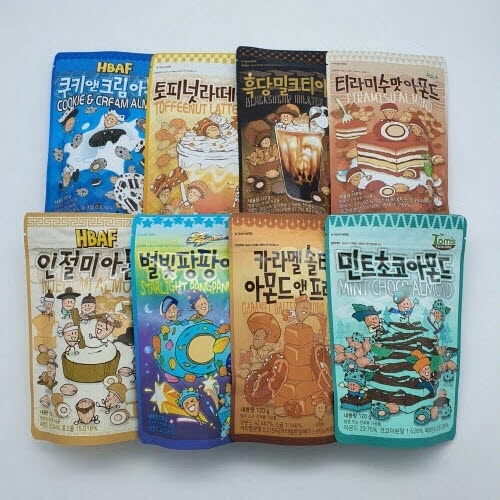 바프 쿠키앤크림 아몬드 120g