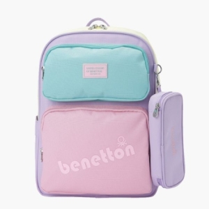 베네통키즈 아동용 컬러 블록 책가방 SETQCBGP8311_이미지