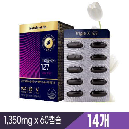 뉴트리원 트리플엑스127 60캡슐 (14개)_이미지