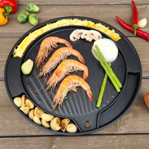 셰프웨이 인덕션 계란찜 원형 구이팬 35cm 1개_이미지