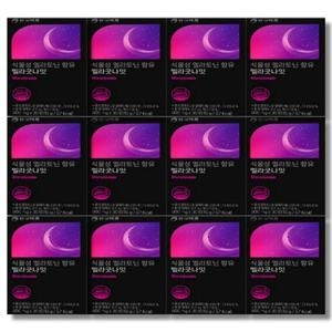 오투바이오 안국약품 식물성 멜라토닌 함유 멜라굿나잇 500mg 30정 (12개)