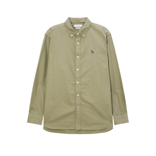 LF 헤지스 남성 솔리드 옥스포드 셔츠 HZSH4C101K1