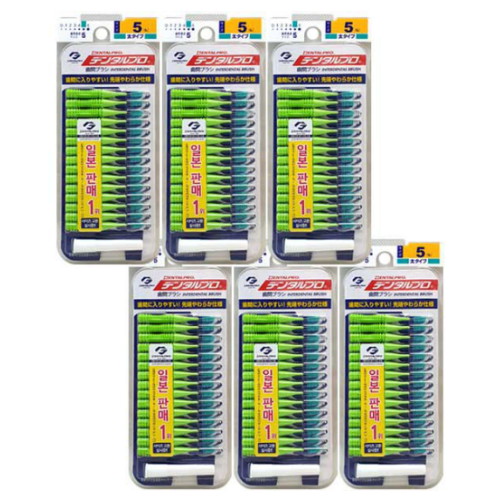 덴탈프로 ㅤ치간칫솔 I형 L 1.5mm 15개 (6개)_이미지