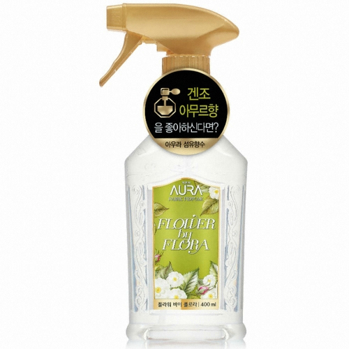 아우라 퍼퓸 섬유탈취제 플라워바이플로라 400ml (6개)_이미지