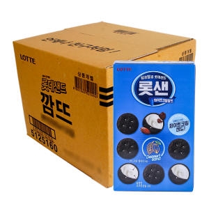 롯데웰푸드 롯샌 화이트크림 깜뜨 12입 크래커