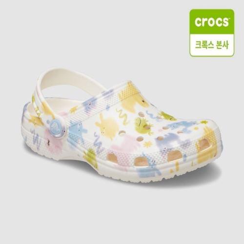 크록스키즈 클래식 파스텔 펫 클로그 토들러 초크 (210989-0WV)_이미지