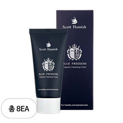 한국콜마 스콧해미쉬 블루 프리덤 캡슐 클렌징폼 150ml (8개)_이미지