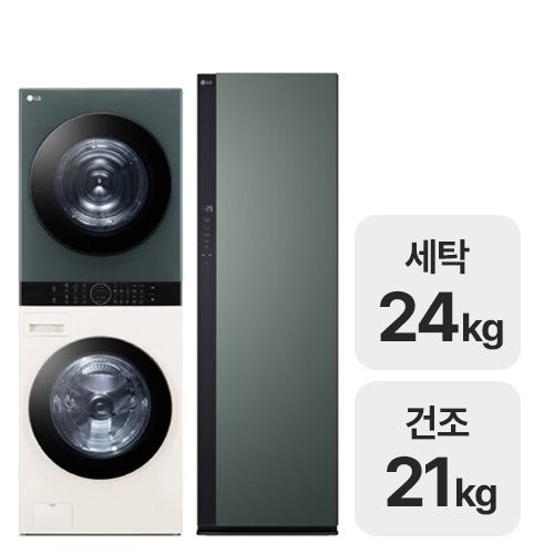 워시타워 W21EGAM + 스타일러 SC5MNR42