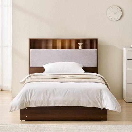 잉글랜더 어반 템바보드 LED 수납 침대 Q (스탠다드본넬)_이미지