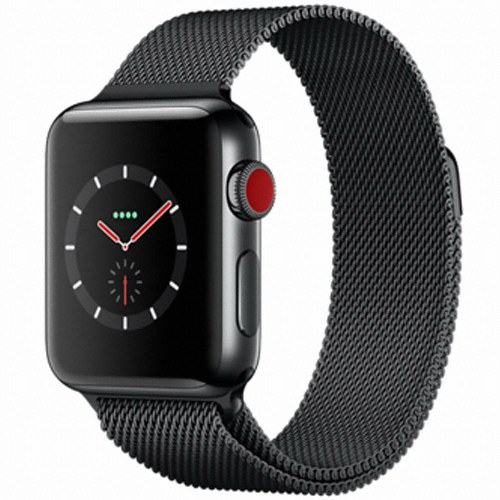 APPLE 워치 시리즈3 38mm Cellular 스페이스 그레이 스테인리스 스틸 (밀레니즈루프)