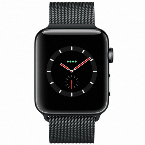 APPLE 워치 시리즈3 38mm Cellular 스페이스 그레이 스테인리스 스틸 (밀레니즈루프)_이미지