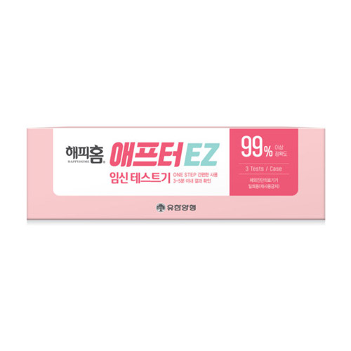 유한양행 해피홈 애프터 EZ 임신테스트기 3개입이미지입니다. 누르면 해당 게시물로 새창이동합니다.