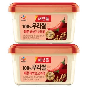 해찬들 우리쌀로 만든 태양초 골드 매운 고추장 1kg (2개)_이미지