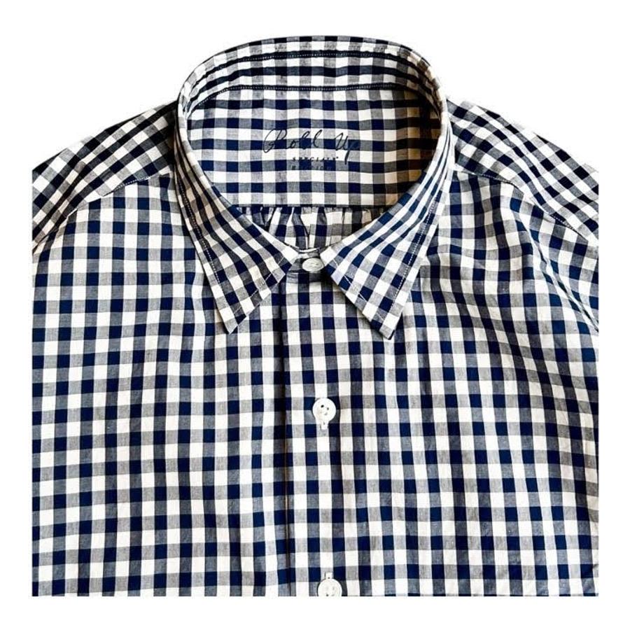 ���� Ŭ���� ROLL UP GINGHAM CHECK SHIRT ���̺�� PC-016-3355