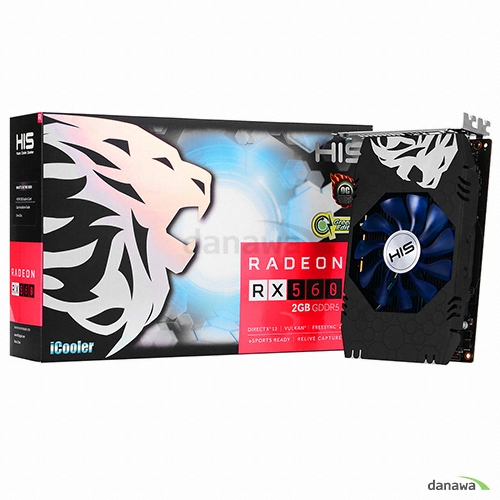 HIS 라데온 RX 560 iCooler OC D5 2GB