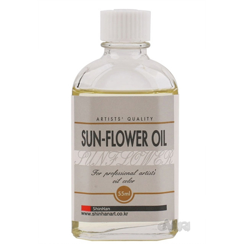 신한화구 신한 오일화용액 해바라기유 55ml