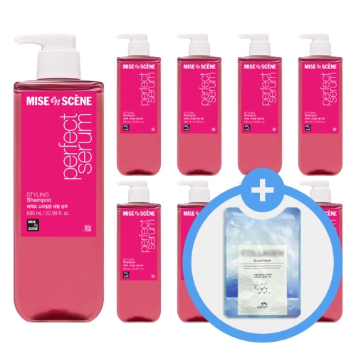미쟝센 퍼펙트 스타일링 세럼 샴푸 680ml (9개)_이미지