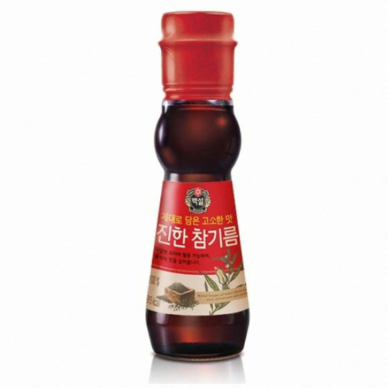 백설 진한 참기름 110ml (2개)