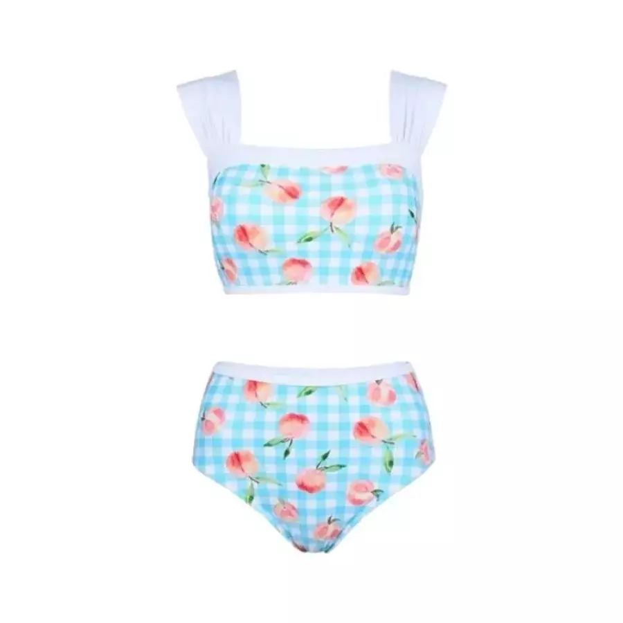 수영복 여성 피치샤링 비키니 LS2F303-BU LS2F303-BU-SI 385604