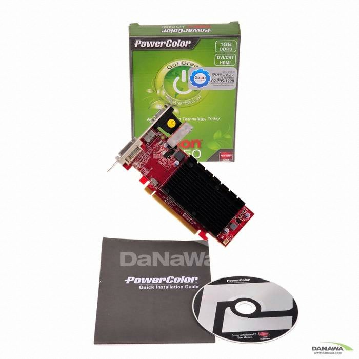 PowerColor 라데온 HD 6450 D3 1GB 가온_이미지