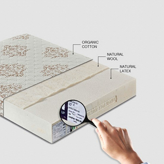 나비드라텍스 몽레브 오가닉 천연라텍스 매트리스 15cm (킹 K)_이미지