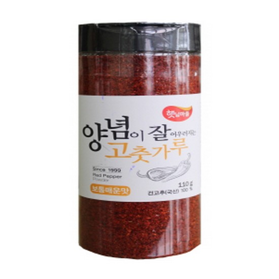 영양F&S 햇님마을 양념이 잘어우러지는 고춧가루 보통맛 110g (1개)_이미지