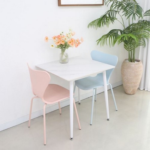 참갤러리 루나 정사각 포세린 통세라믹 식탁 700