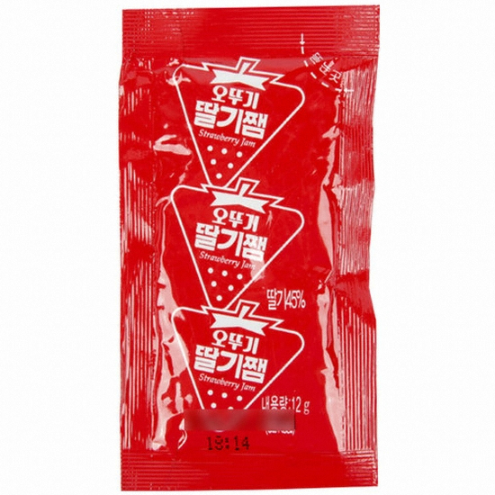 오뚜기 딸기잼 12g (일회용) (1개)