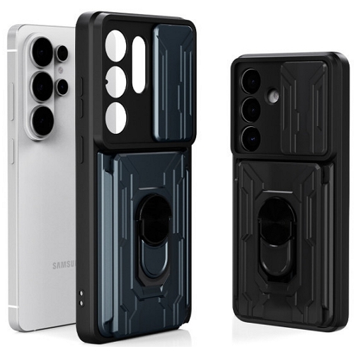 갤럭시S26 울트라 메탈 기어링 스탠드 카드지갑 케이스